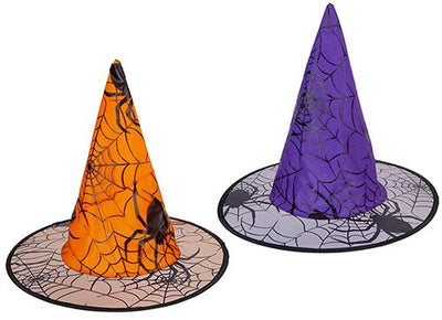 SPIDERS WEB 2 ASST. WITCHES HAT
