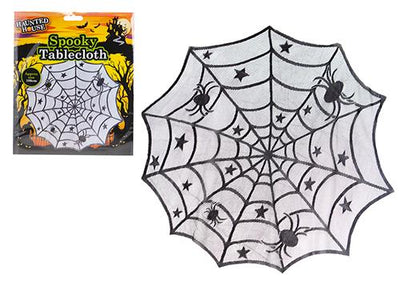 SPIDERS WEB DESIGN 100CM TABLECLOTH