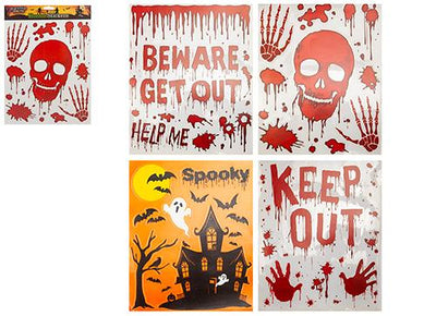 HALLOWEEN 4 ASST. HORROR STICKERS