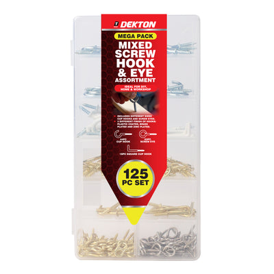 MIXED SCREW HOOK AND EYE ASSORTMENT