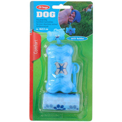 DOG POOP BAGS AND HOLDER SET