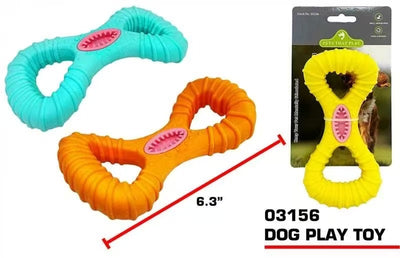 STRONG RUBBER DOG TUGGER TOY