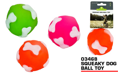 SQUEAKY DOG BALL TOY