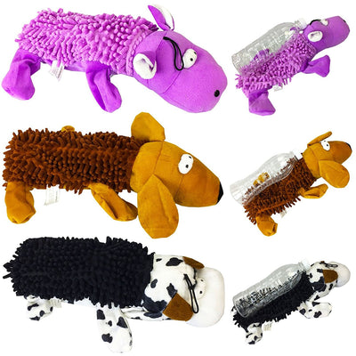 CRACKLING BOTTLE STYLE LARGE DOG TOY