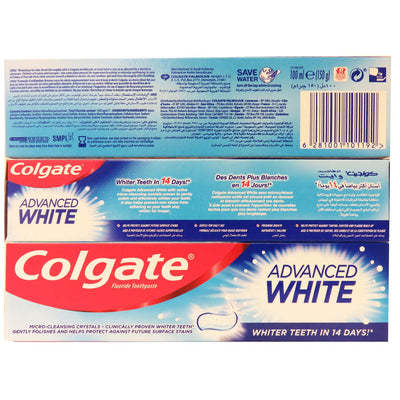 COLGATE 100ML ADVANCED WHITE TOOTHPASTE