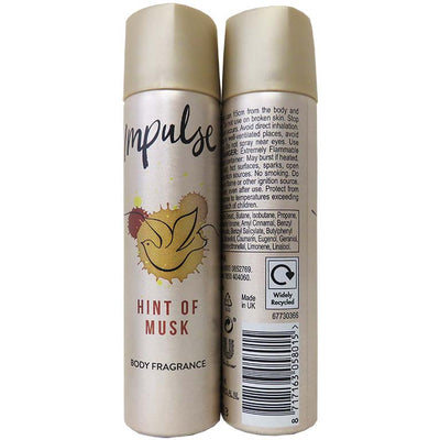 IMPULSE 75ML MUSK BODY SPRAY