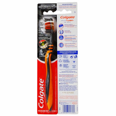 COLGATE 360 ZIG ZAG CHARCOAL TOOTHBRUSH