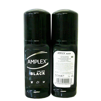 AMPLEX 50ML ROLL ON BLACK FOR MEN