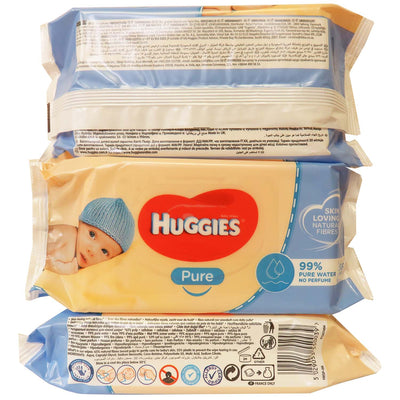 HUGGIES 56 PACK PURE BABY WIPES