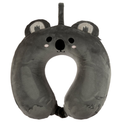 KOALA PLUSH MEMORY FOAM TRAVEL PILLOW