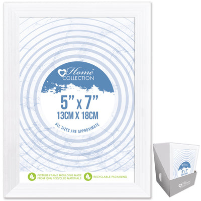 CAMBRIDGE WHITE 5" X 7" FRAME