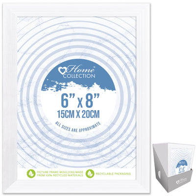 CAMBRIDGE WHITE 6" X 8" FRAME