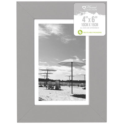 MATT GREY 4" X 6" FRAME