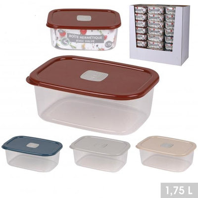 PLASTIC 1.75LTR FOOD CONTAINER