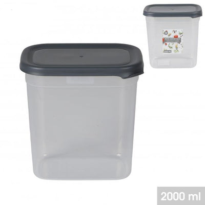 PLASTIC 2000ML FOOD CONTAINER