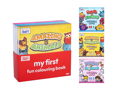 3 ASST. MY FIRST COLORING BOOK