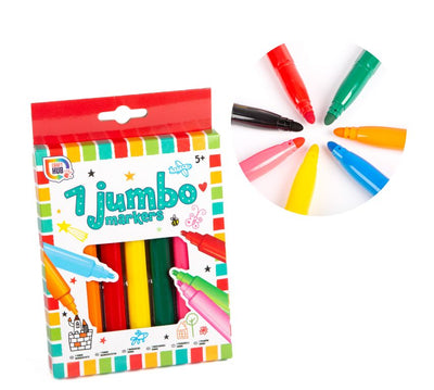 7 PACK JUMBO MARKERS