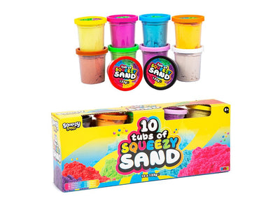 10 PACK SUPER SQUEEZY SAND