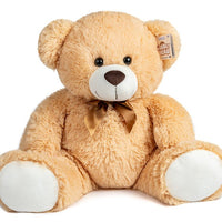 BEIGE 40CM SITTING PLUSH BEAR