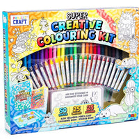 LARGE SUPER CREATIVE COLOURING KIT