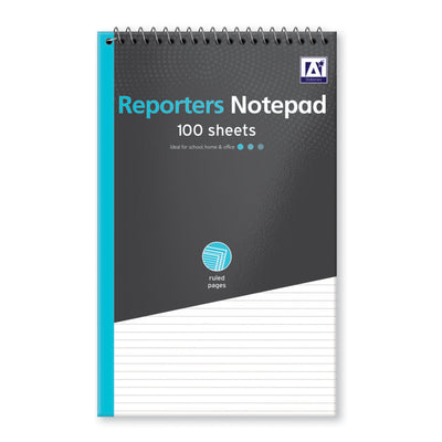 REPORTERS SPIRAL 100 SHEET NOTEPAD