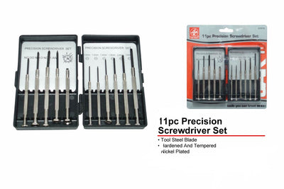 ASST. 11PCE PRECISION SCREWDRIVER SET