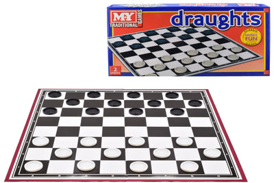 BOXED DRAUGHTS BOARD GAME