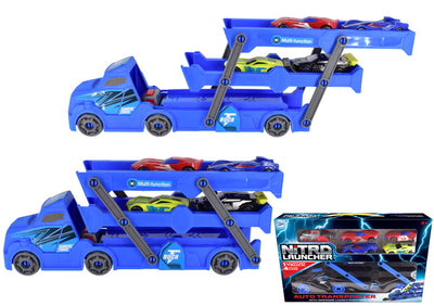 CAR TRANSPORTER LAUNCHER WITH 5 CARS