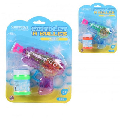 BUBBLE GUN WITH BUBBLES
