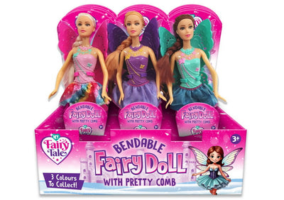 BENDABLE FAIRY DOLL IN CONE HOLDER