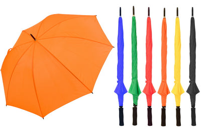 ASST.COLOURS WINDPROOF GOLF UMBRELLA (BOX OF 24)
