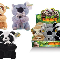 PLUSH 23CM PLUSH ANIMAL WITH BABY