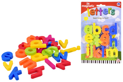 PACK OF 26 LOWER CASE MAGNETIC LETTERS