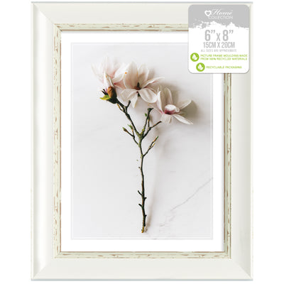 6"&nbsp; X 8" VINTAGE CREAM FRAME