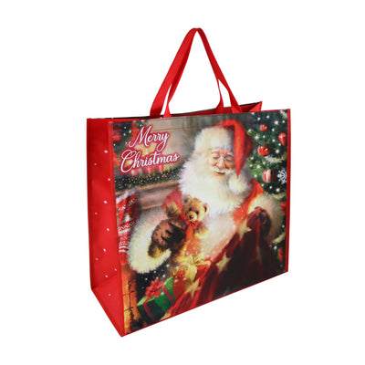 TRAD SANTA EXTRA LARGE WOVEN SHOPPER