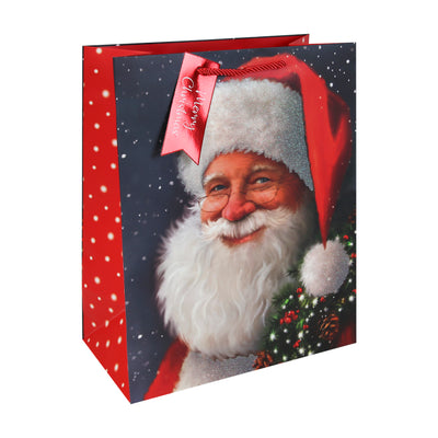 TRADITIONAL SANTA LARGE GIFT BAG 2 ASST.
