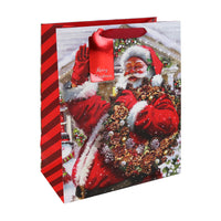 JOYFUL SANTA LARGE GIFT BAG