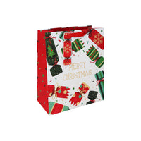 XMAS CRACKERS MEDIUM GIFT BAG