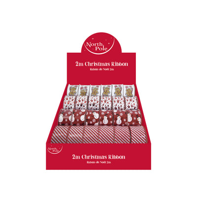 FESTIVE 2MTR ASST. RIBBON