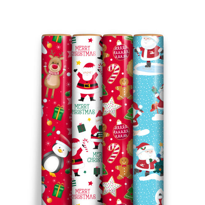 CUTE DESIGNS ASST. 7MTR XMAS WRAP&nbsp;