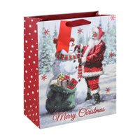 2 ASST. CLASSIC SANTA LARGE GIFT BAG