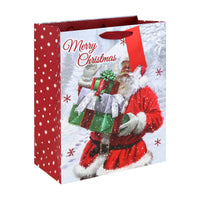 2 ASST. CLASSIC SANTA LARGE GIFT BAG