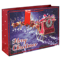 FLYING SANTA EXTRA LARGE GIFT BAG