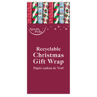 CASE OF 36 7MTR MODERN XMAS WRAP