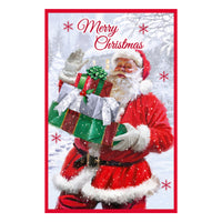 SET OF 10 TRAD SANTA OBLONG GIFT BOX