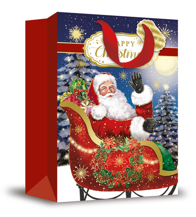 GIANT TRAD SANTA XMAS GIFT BAG