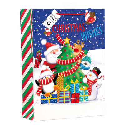SANTAS TREE EXTRA LARGE GIFT BAG