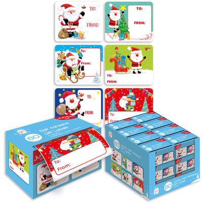 60 JUMBO NOVELTY STICK ON TAGS