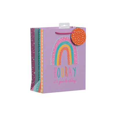 RAINBOW HOORAY MEDIUM GIFT BAG