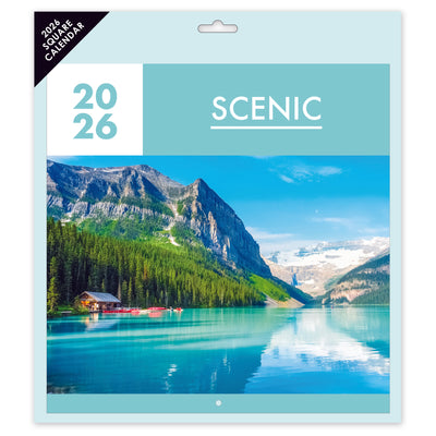 SQUARE 3 ASST. DESIGNS SCENIC AND WILDLIFE 2026 CALENDER